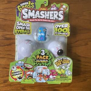 Zuru Smashers Series 2 Gross 3 Pack Rebuild & Resmash Eyes Brand NEW SEALED